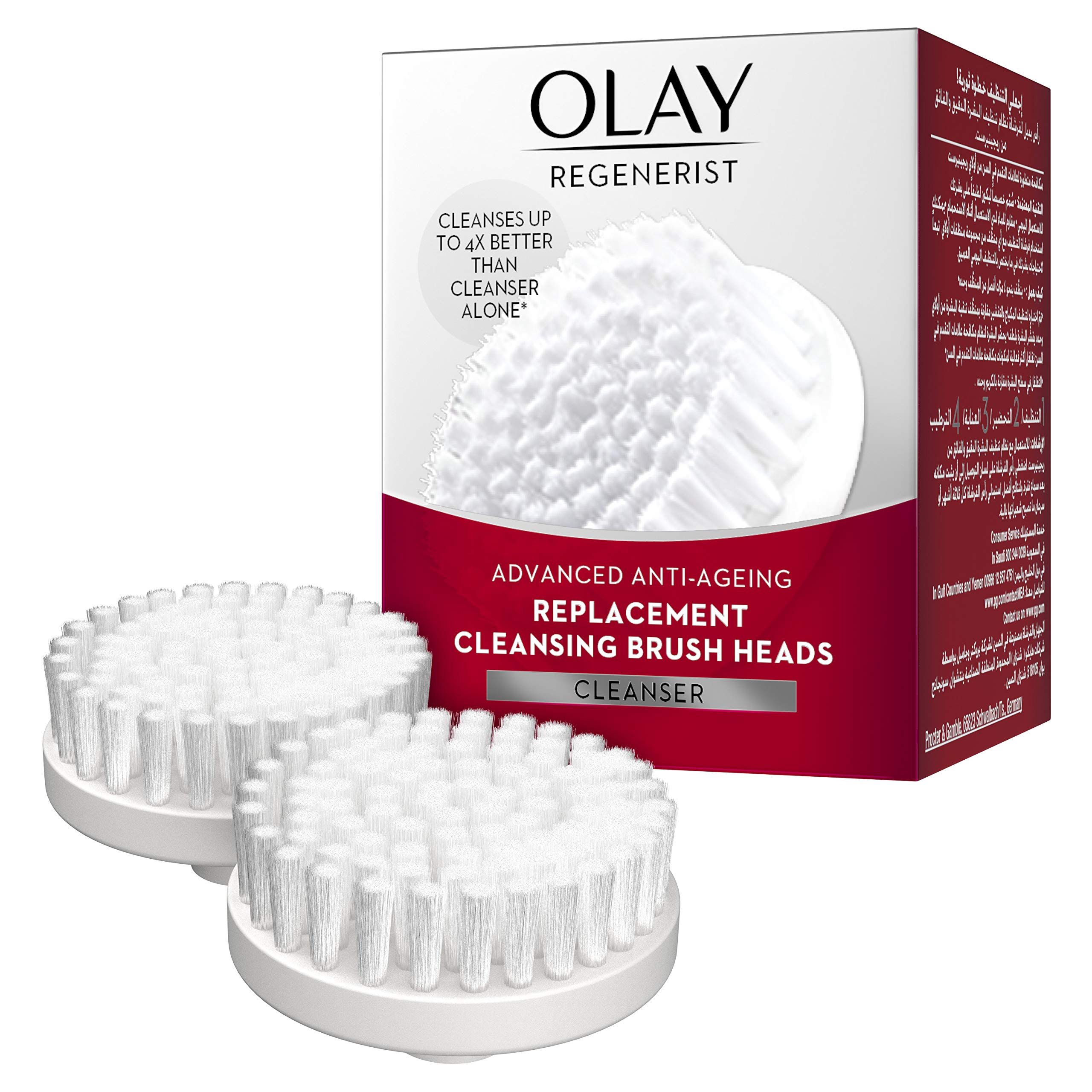 Olay Olay Professional Pro-X Replacement Brush Heads for Advanced Cleansing, 2 Count