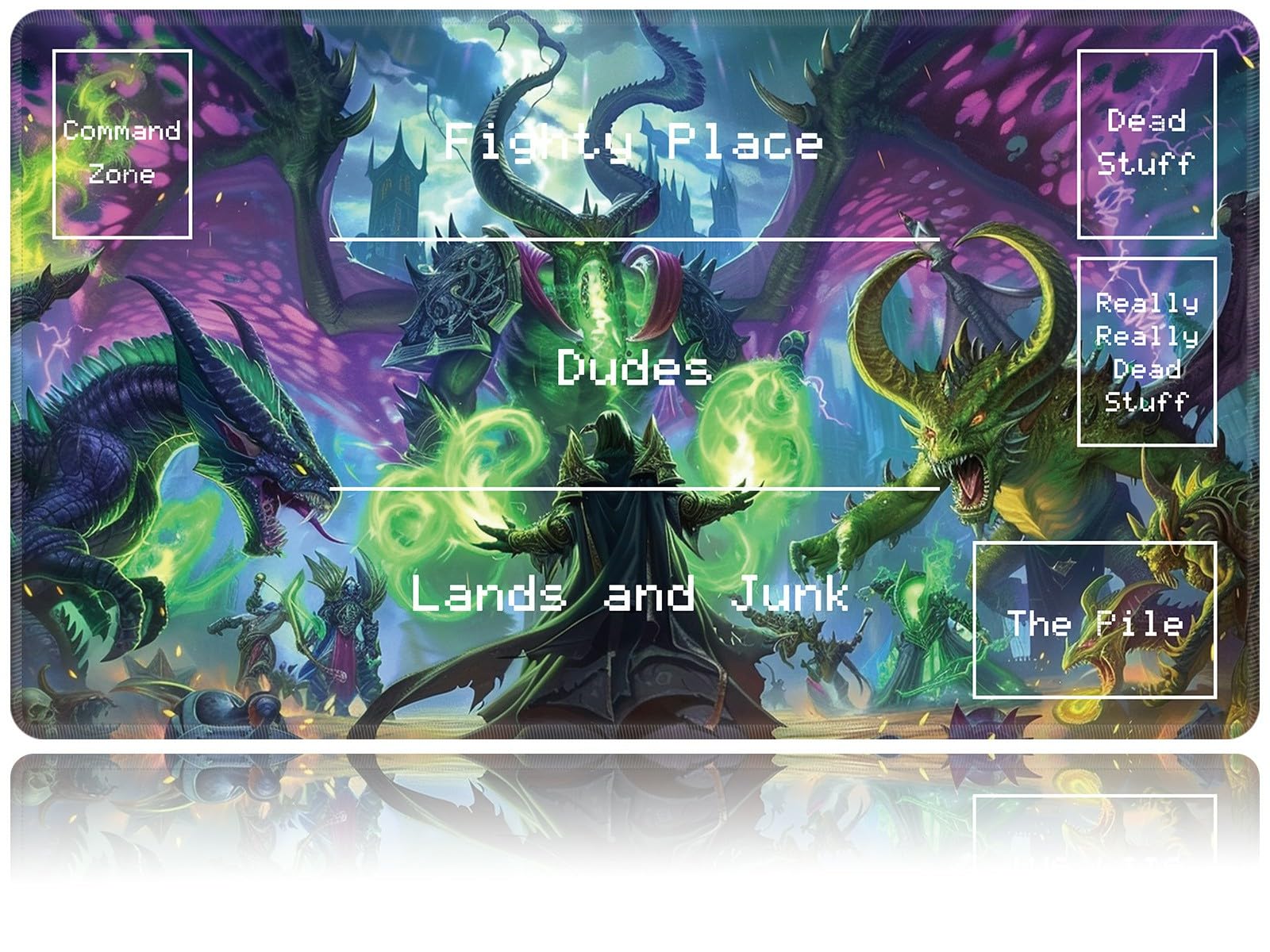 Amazon.com: Playmat for MTG, Card Game Mat Non-Slip Rubber Base
