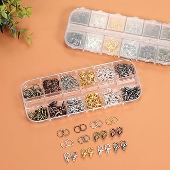 Amazon.com: KOPOX Lobster Claw Clasps and Open Jump Rings Set, 6