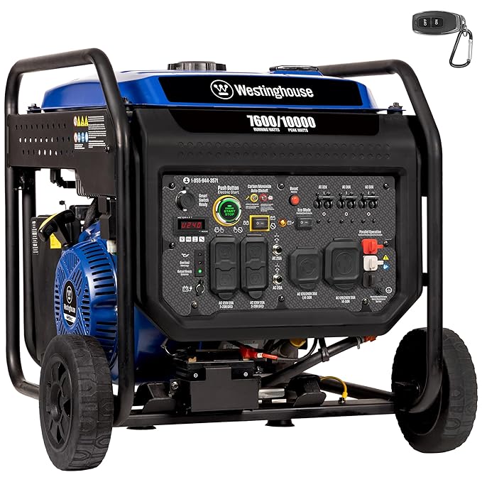 Westinghouse 10000 Peak Watt Portable Open Frame Inverter Generator