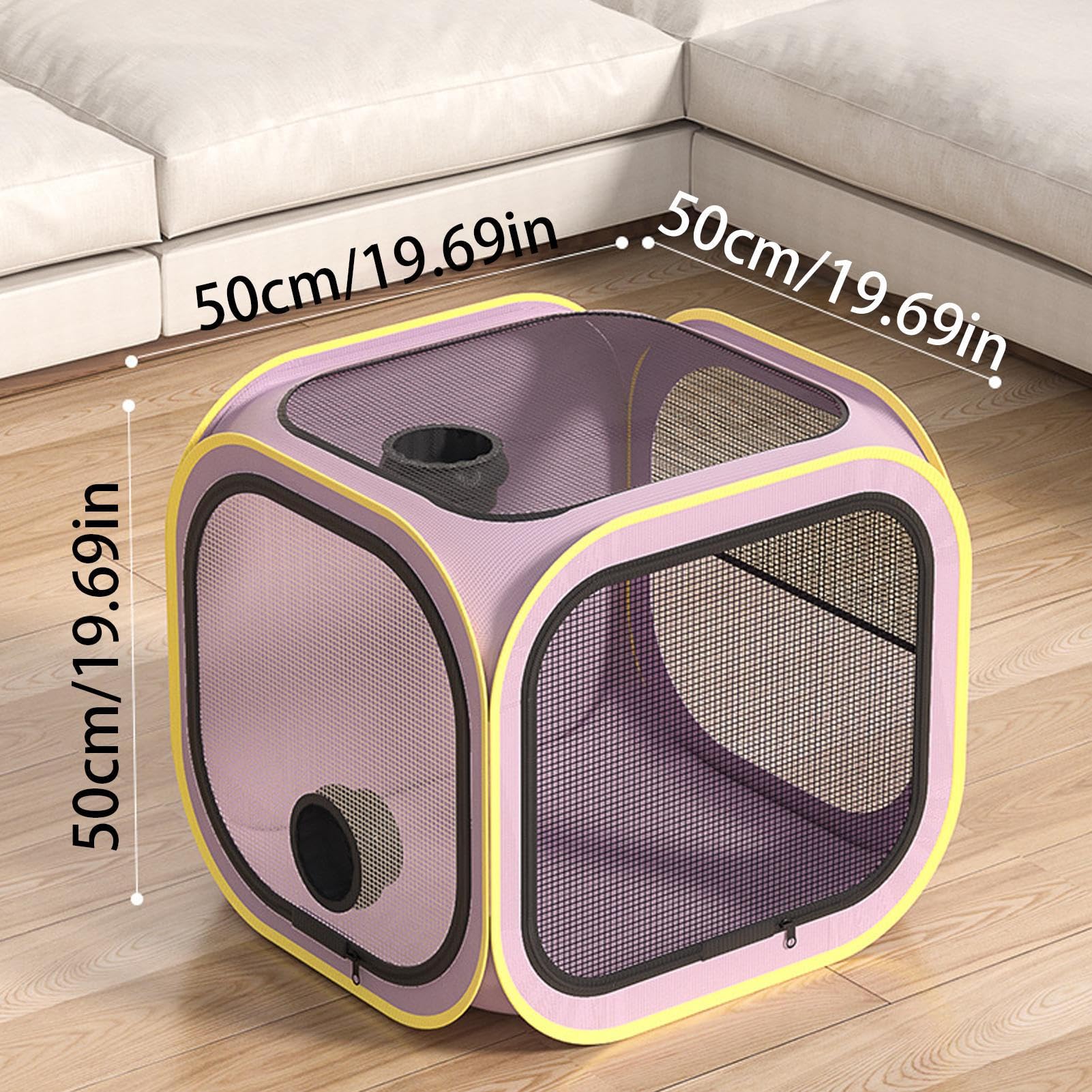 Secador de pelo para gatos Jaula de Secado Portátil y Plegable para Perros | secadora para perros para en Casa, Peluquería Canina, Tiendas y Exterior