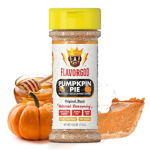 Flavor God - Mezcla de condimentos para pastel de calabaza original de Flavor God - Mezcla de especias totalmente natural y saludable para donas y