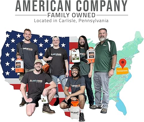 Miniatura 7 de Petra Tools - Pulverizador de mochila con carrito personalizado y manguera comercial de 100 pies, 2 mangueras incluidas, pulverizador resistente de