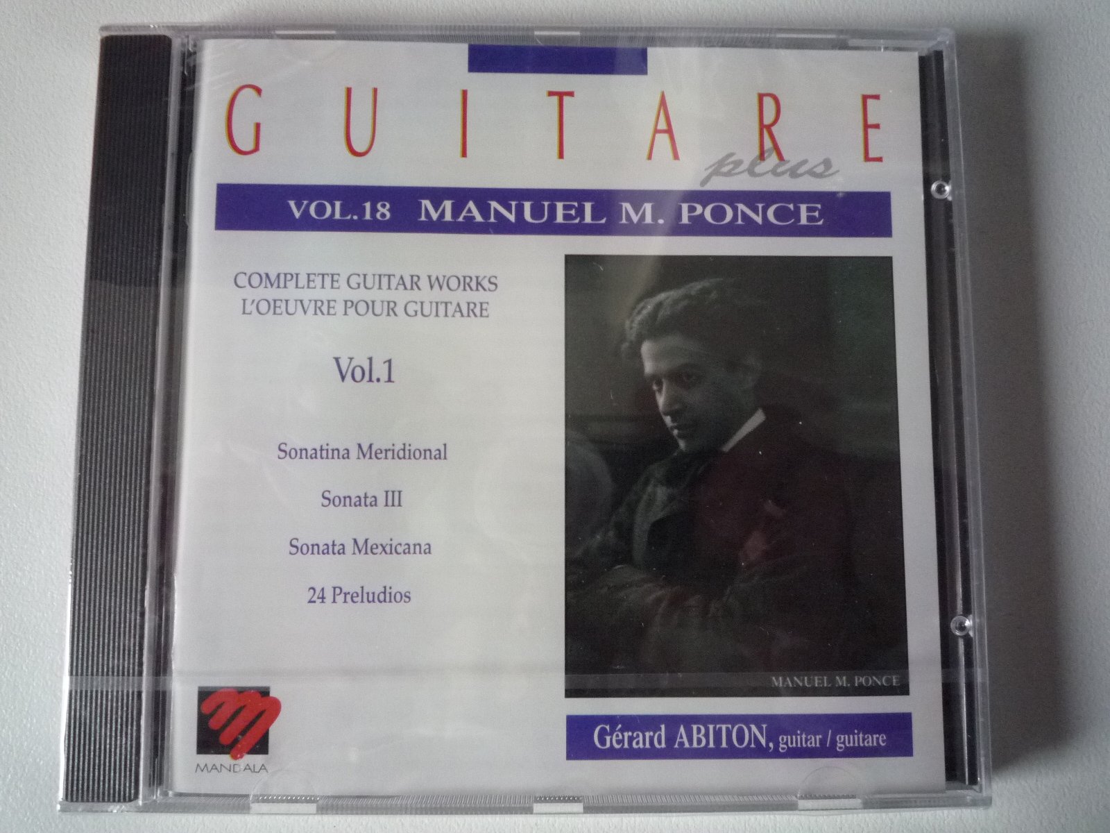 V18 Guitare Plus Sons/Prelude [Audio CD] Ponce, Manuel