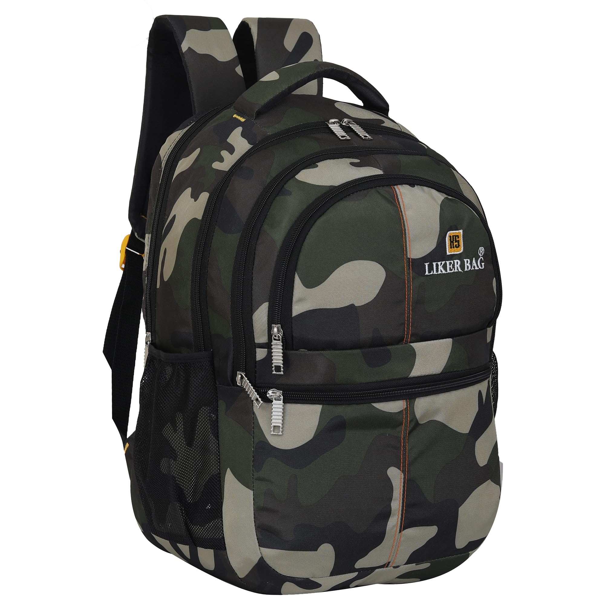 Liker Bag45L Water Resistant Unisex polyester lightweight Strong Bag for School/Office/College/Travel/Business Backpack