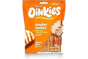Hartz Oinkies Rawhide-Free Chicken-Wrapped Treats: Tasty Chews for Happy Dogs
