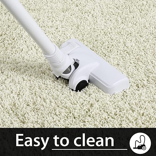 Miniatura 5 de GlowSol Alfombra de felpa lanuda de 6 x 9 pies para dormitorio, moderna, esponjosa, antideslizante, no desprende pelusa, acogedora, suave, de pelo