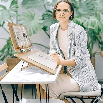 Amazon | ZXMOTO バンブー ブックスタンド ラージ ダブルレイヤー 学生 Amazon | ZXMOTO バンブー ブックスタンド ラージ ダブルレイヤー 学生