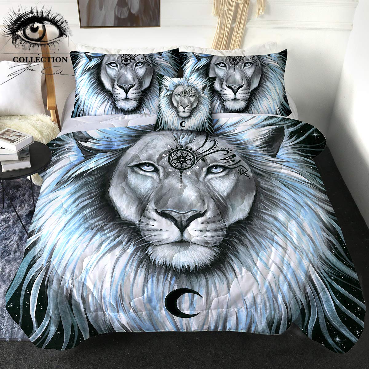 Lion Galaxy by Pixie Cold Bedding 