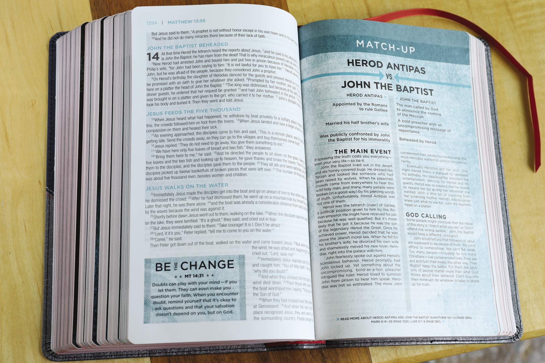 NIV Revolution the Bible for Teen Guys: New International Version, Gray/Navy, Leathersoft