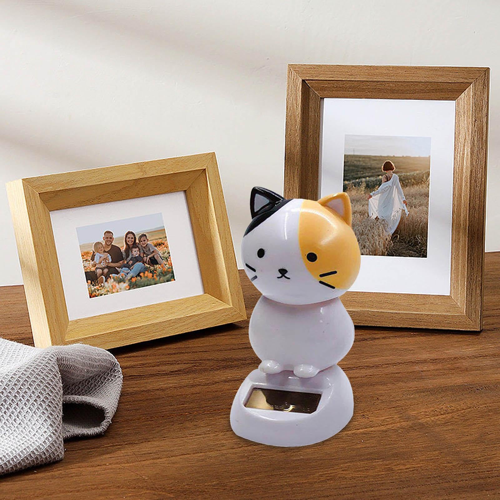 Figurine Solaire Dansante Grenouille - Décoration Pour Tableau De Bord De Voiture Ou Bureau, Hoche La Tête Au Soleil