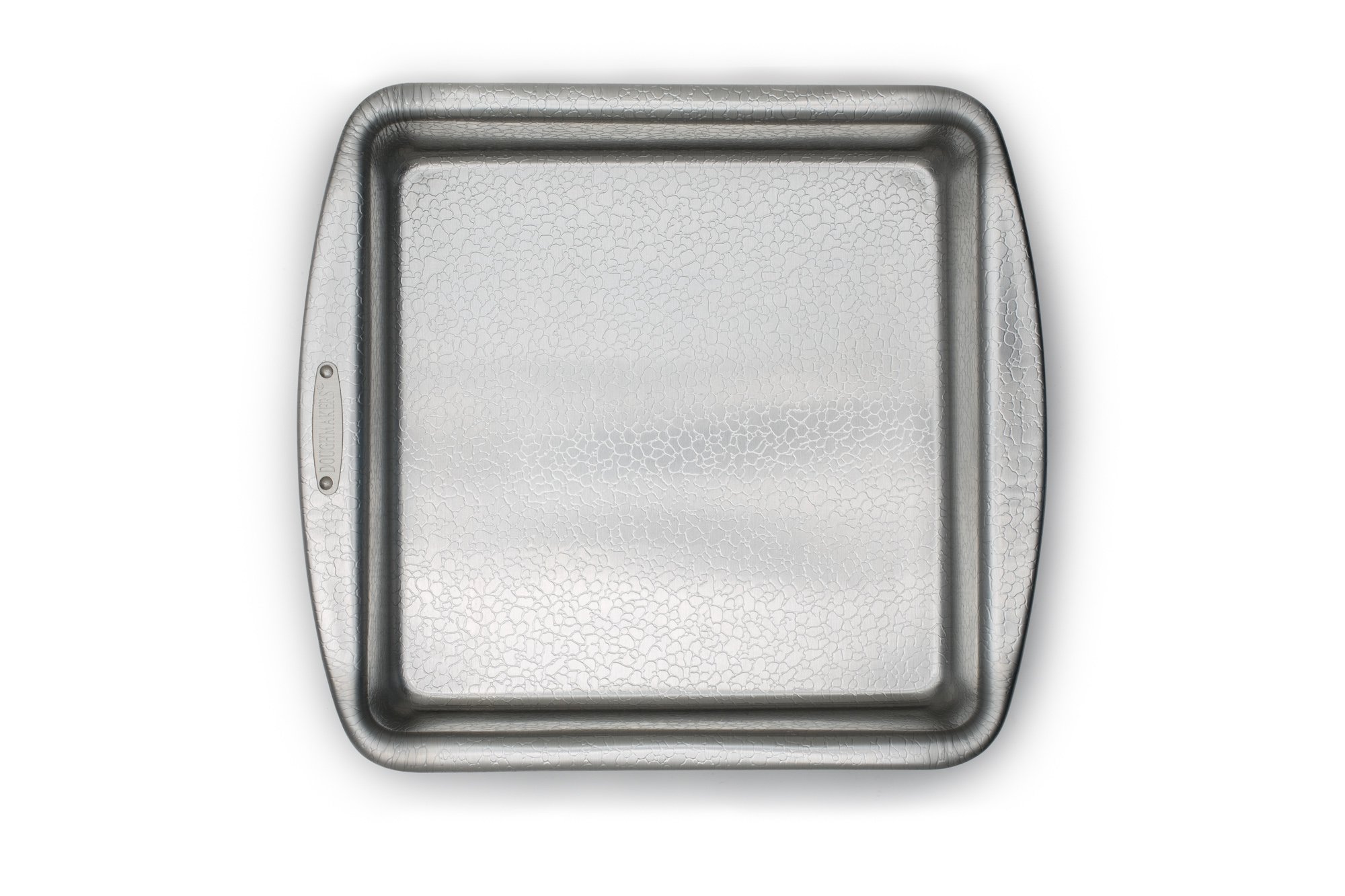 Doughmakers 10241 Commercial Grade Aluminum Square Cake Pan, Metallic