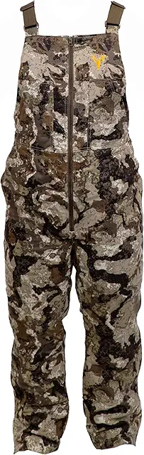 Youth Insulated Camo Bib: Adjustable, Zippered Legs for All-Day Outdoor Comfort
