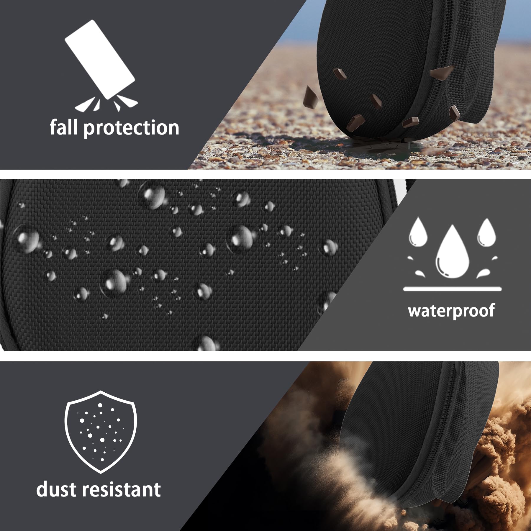 co2CREA Étui de Voyage Dur pour SHOKZ Casques de Sport sans Fil OpenRun Mini/Pro 2 Mini/OpenMove/OpenSwim/OpenSwim Pro