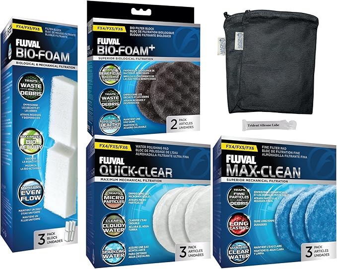Trident Nova Fluval FX4/FX5/FX6 Canister Filter Maintenance and Replacement Filter