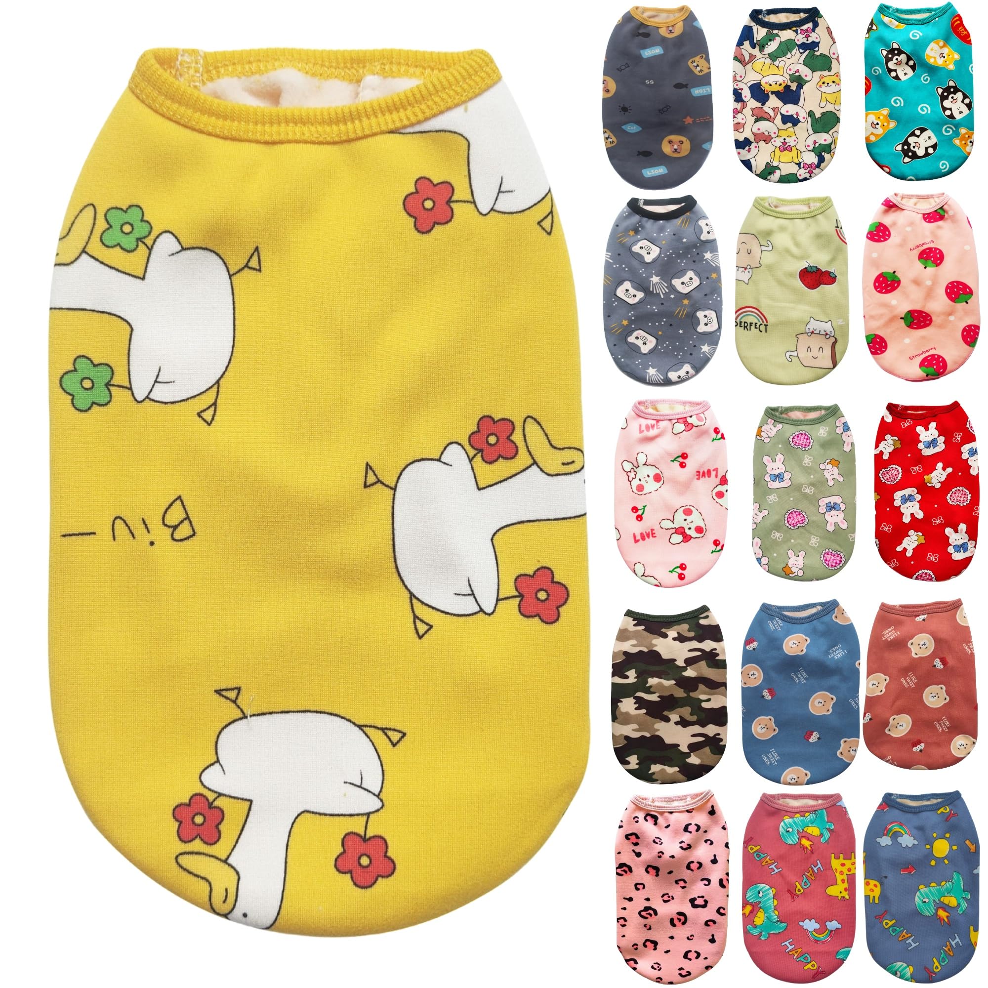 Amazon.co.jp: 犬服 秋 冬 (S〜6XL) 犬の服 可愛い キャラクタータンク