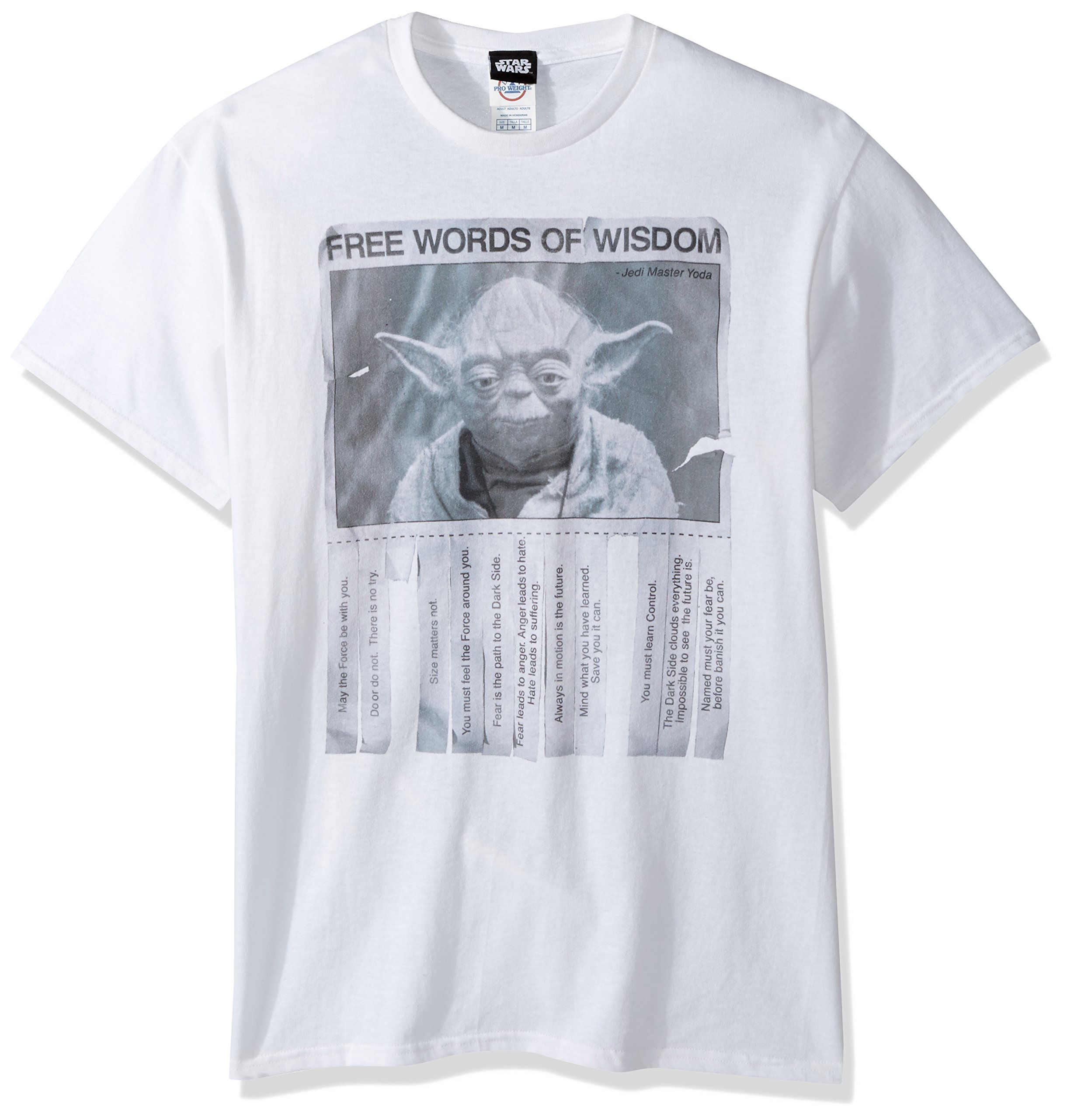 Star Warsmens Words of Wisdom T-Shirt