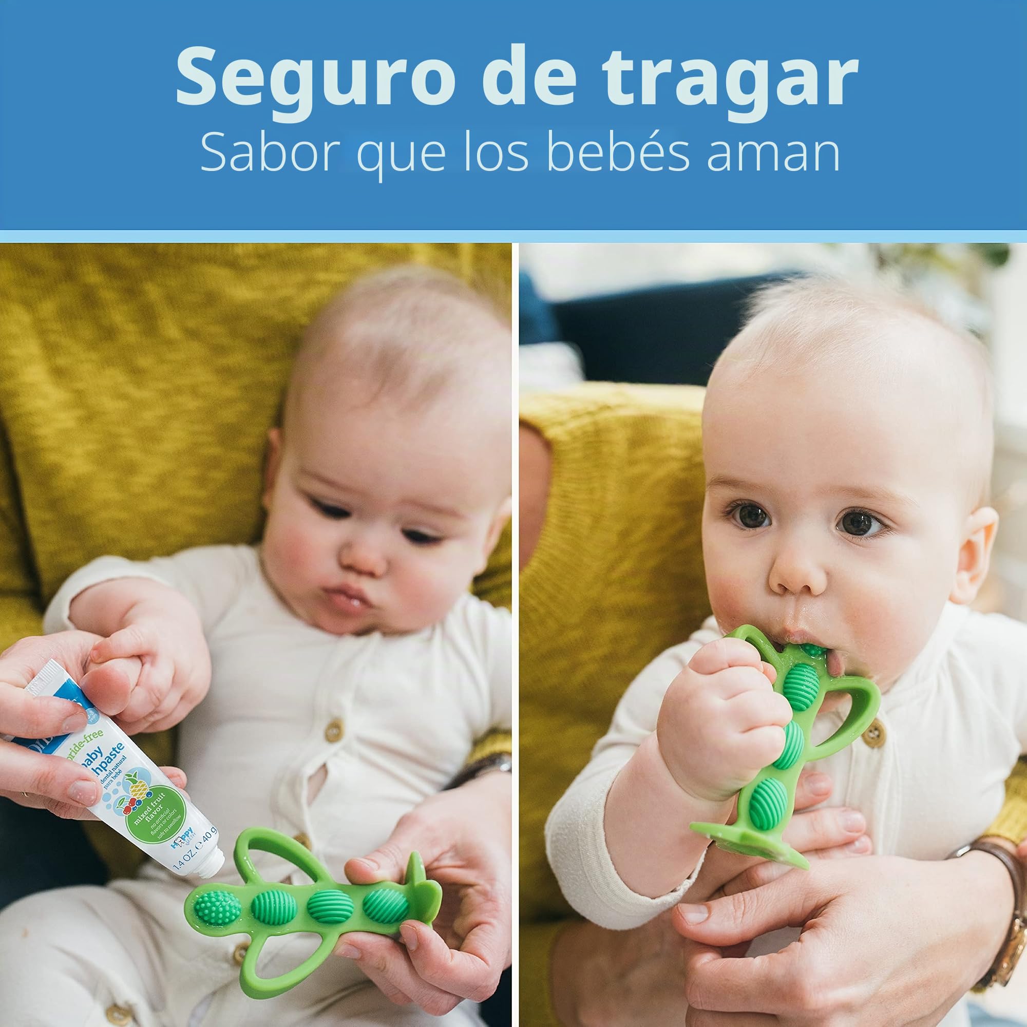 Dr. Brown's HG061-P4 - Juego de cepillos de dientes para bebés