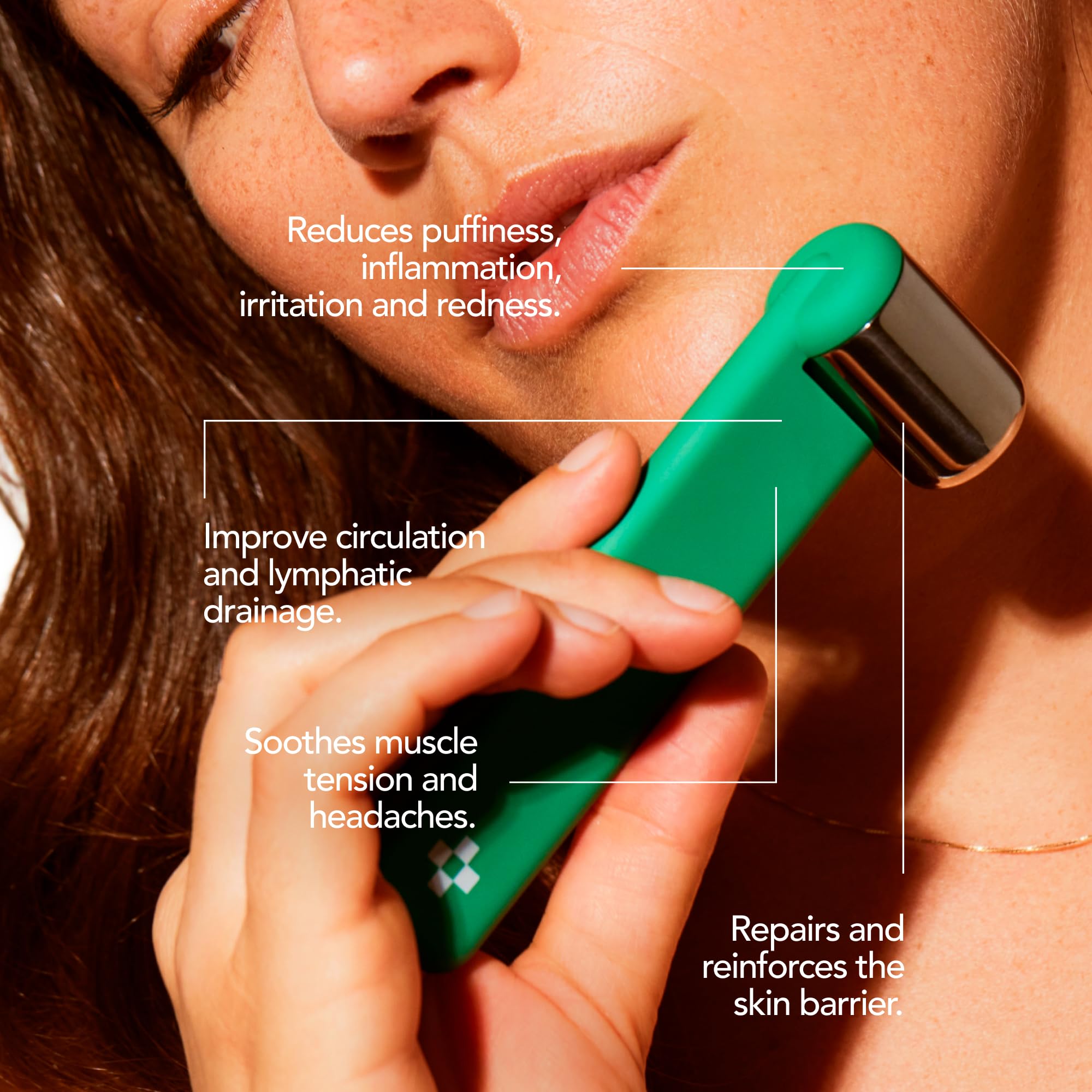 Doré Le Glaçon Facial Ice Roller for Puffiness & Redness, Skin Care Tool