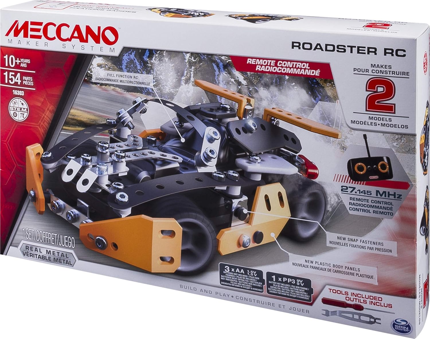 Buy Meccano Erector Roadster RC Model 