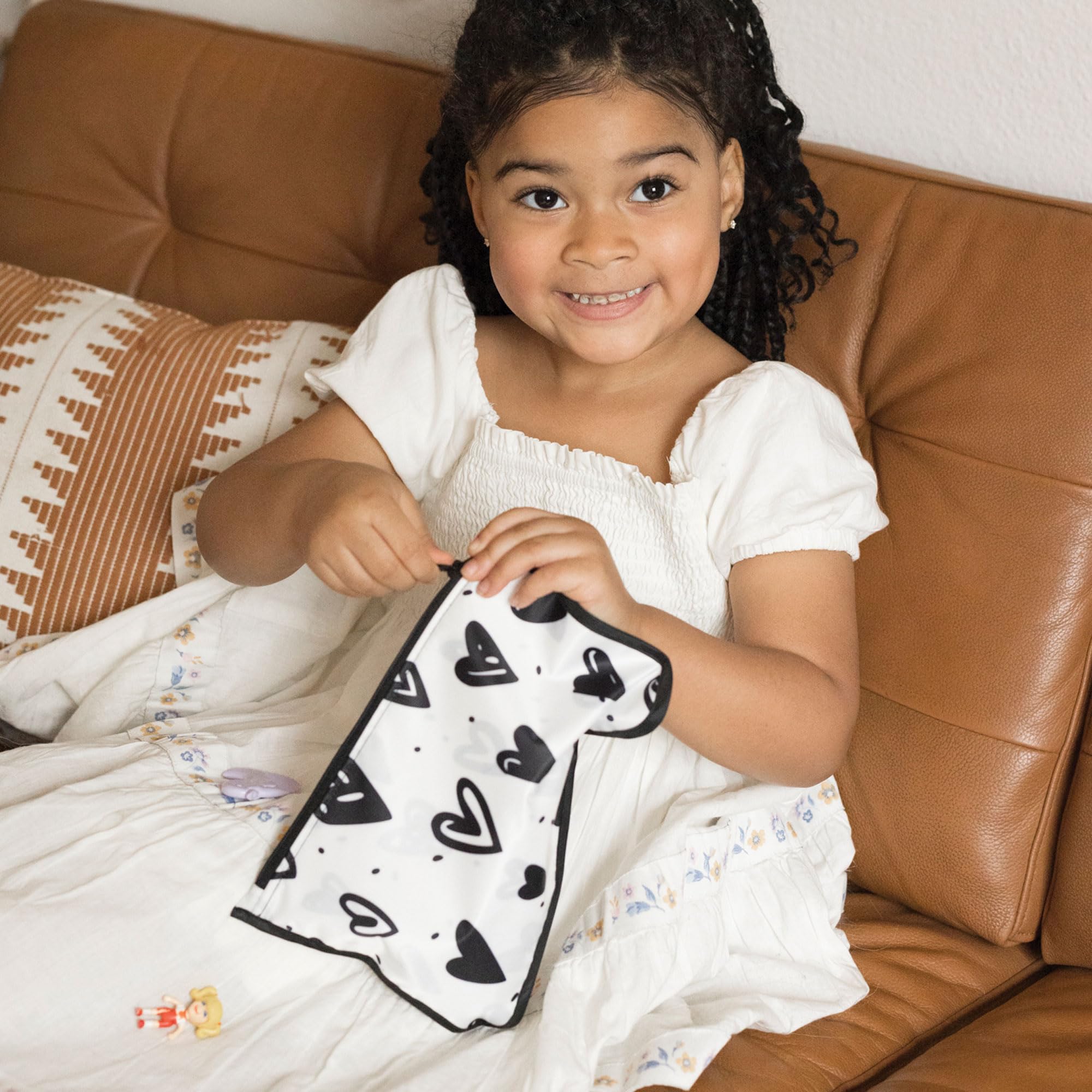 Tiny Twinkle Wickeltaschen-Organisationsbeutel | 3er-Pack auslaufsichere Reise-Organizer-Taschen mit durchsichtiger Vorderseite & TSA-zugelassenes Kulturbeutel-Set für Baby- und Mama-Essentials