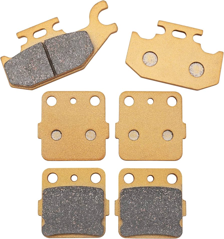 Amazon.com: Semi-Metallic-Pro Front & Rear Brake Pads for Yamaha