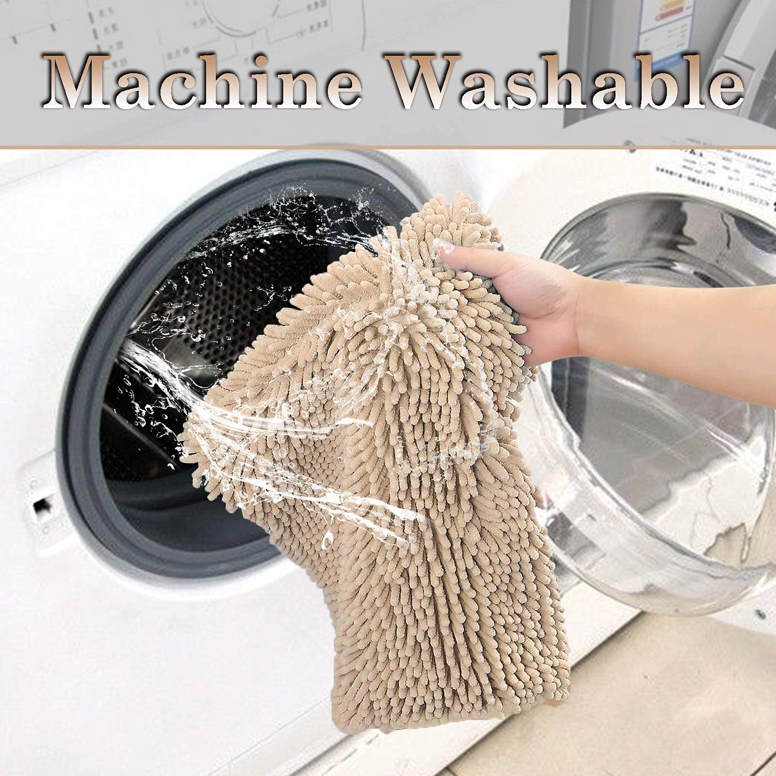 RUN HELIX Bathroom Rugs Sets 3 Piece, Bath Rugs for Bathroom, Bath Mats, Bathroom Sets,Extra Soft and Absorbent Shaggy Rugs, Machine Washable Bath Mat Set for Tub, Shower, and Bathroom, Beige