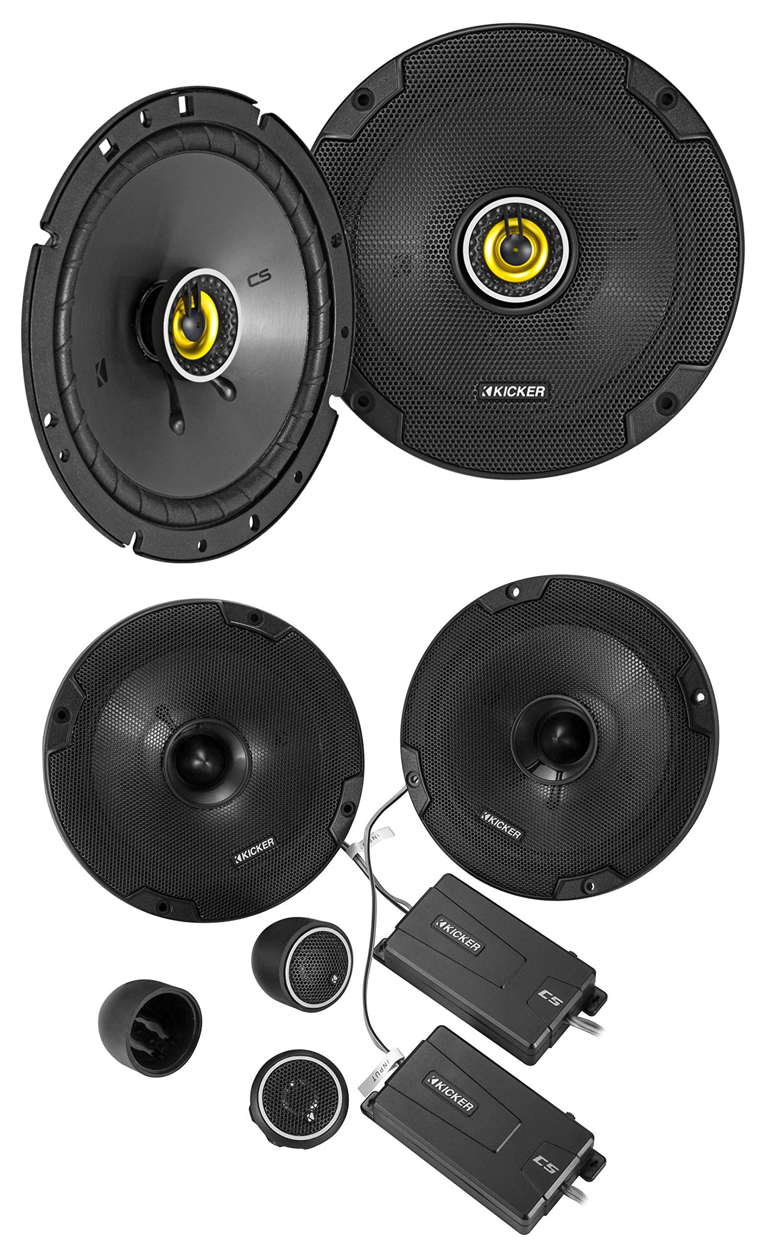 カーオーディオ KICKER 46CSC674 Amazon.com: Kicker 46CSC674 - Two Pairs of CS-Series CSC67