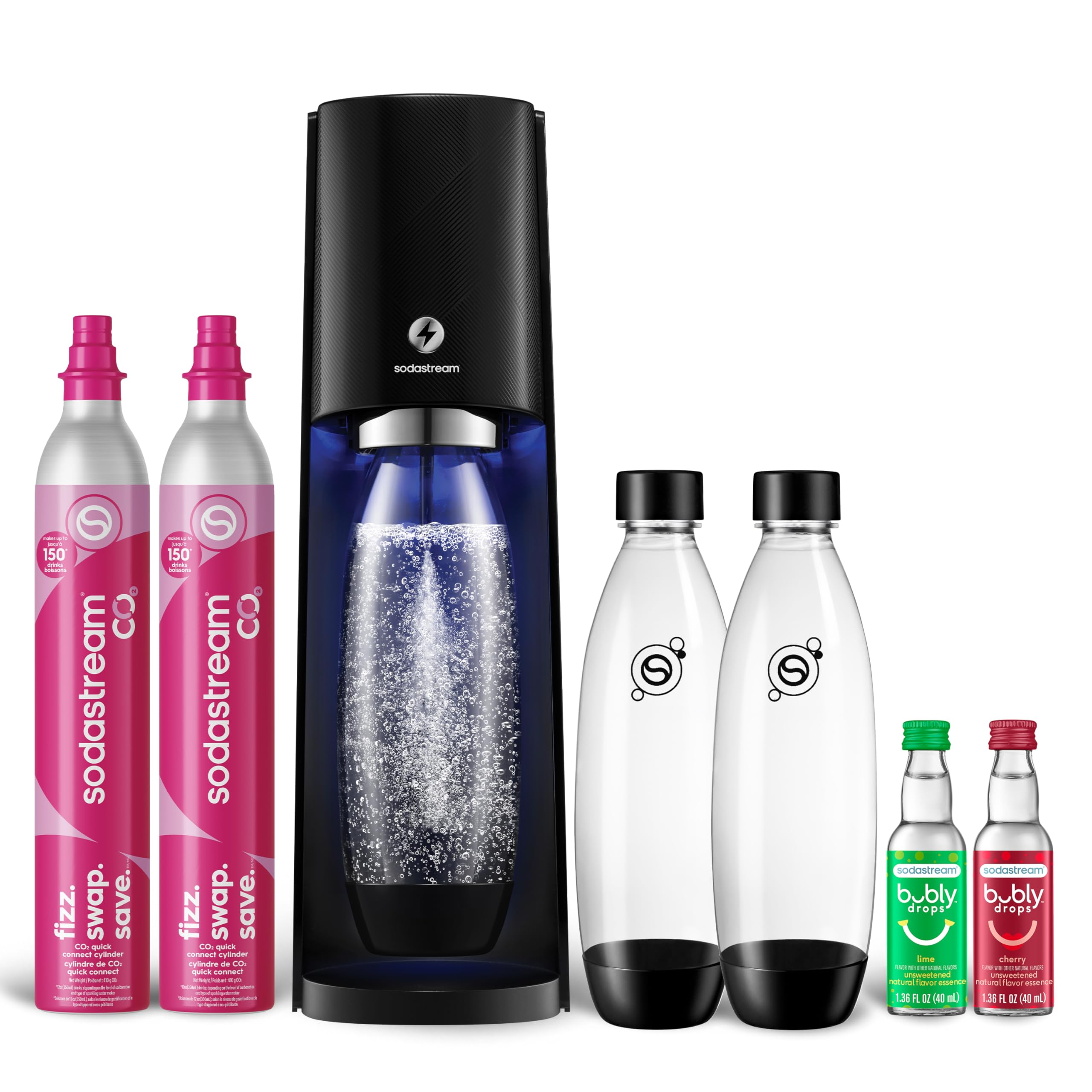 Amazon.com: SodaStream - E-TERRA Soda Maker | VALUE BUNDLE | 3