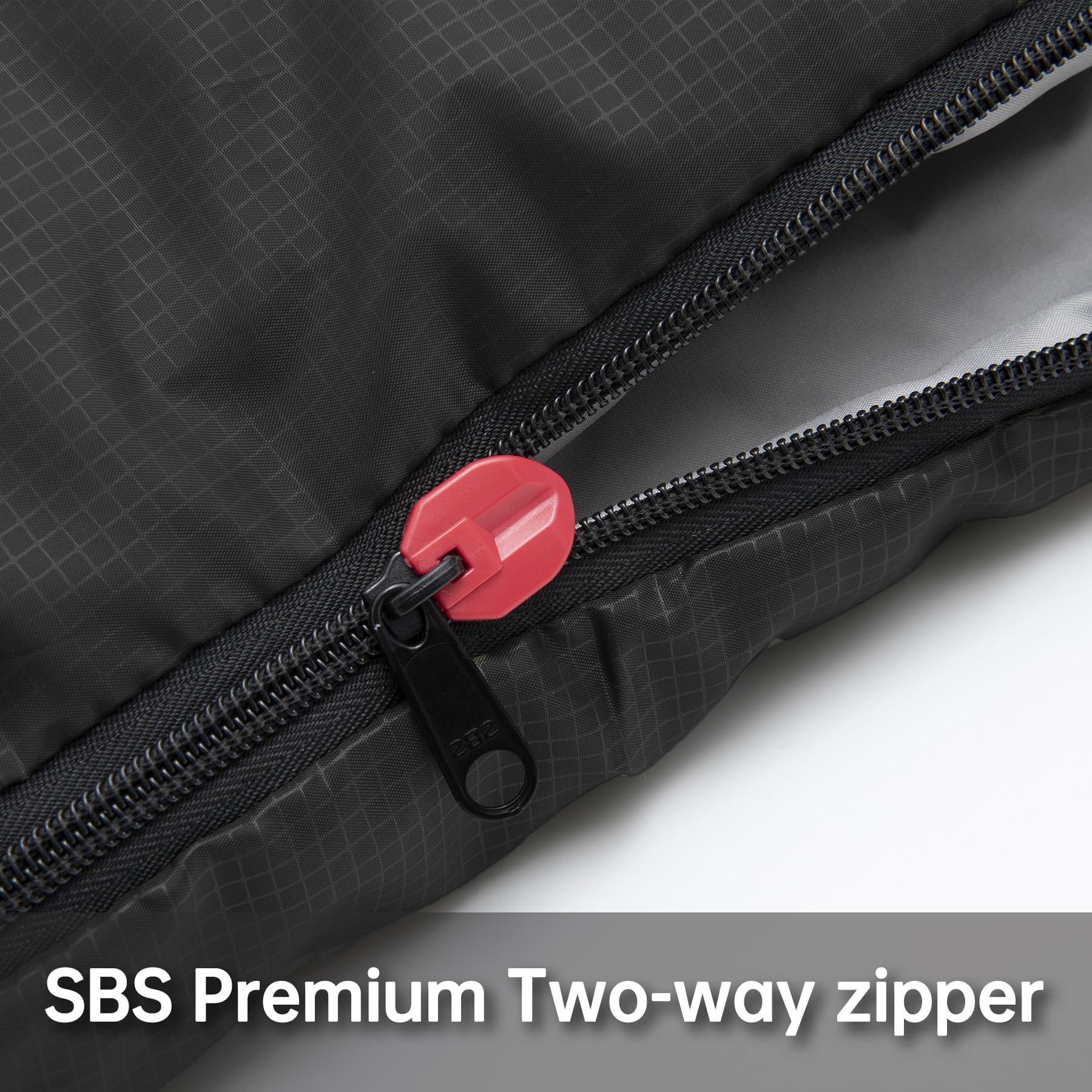 BISINNA Saco de dormir de invierno de 0 grados (480 g/m²) para adultos, saco de dormir para clima frío, saco de dormir cómodo, cálido y portátil con bolsa de compresión de almohada para mochileros,