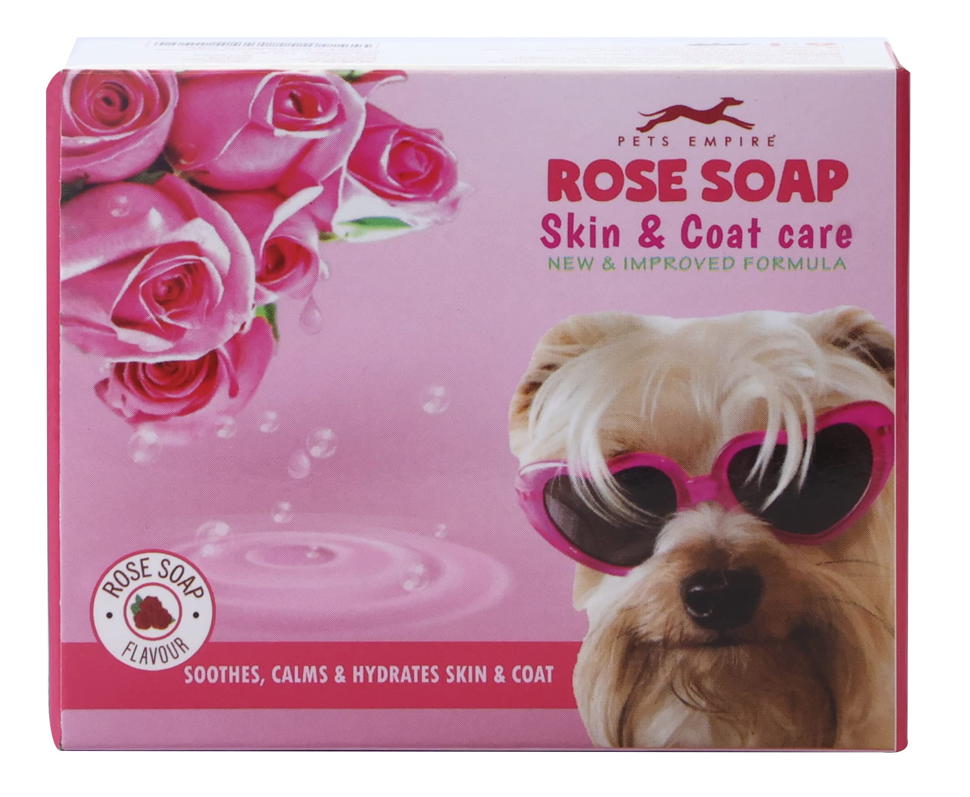 Pets Empire Rose Soap for Dogs (Pack of 3 x 100gm) |Antibacterial Handmade Pet Soap with Natures Goodness & Freshness of Lime | Soothes, Calms & Hydrating Skin & Coat (B09RV8T2LM) Amazon Price History, Amazon Price Tracker