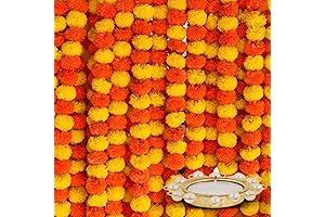 DIYANA IMPEX Marigold Garland for Home Decoration