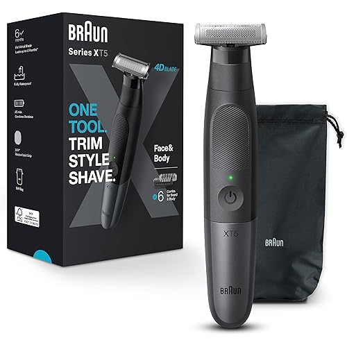 Braun Series XT5 All-in-One Men's Beard Trimmer and Electric Razor
