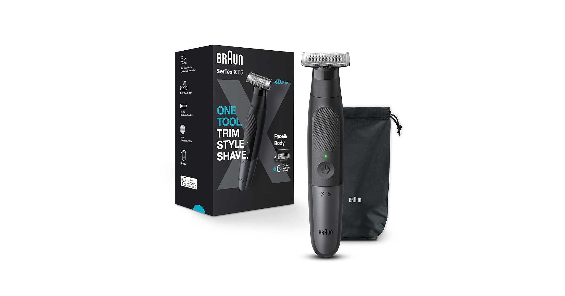 BRAUN シリーズ X T5 トリマー Amazon.com: Braun Series XT5 All-in-One Men's Beard Trimmer
