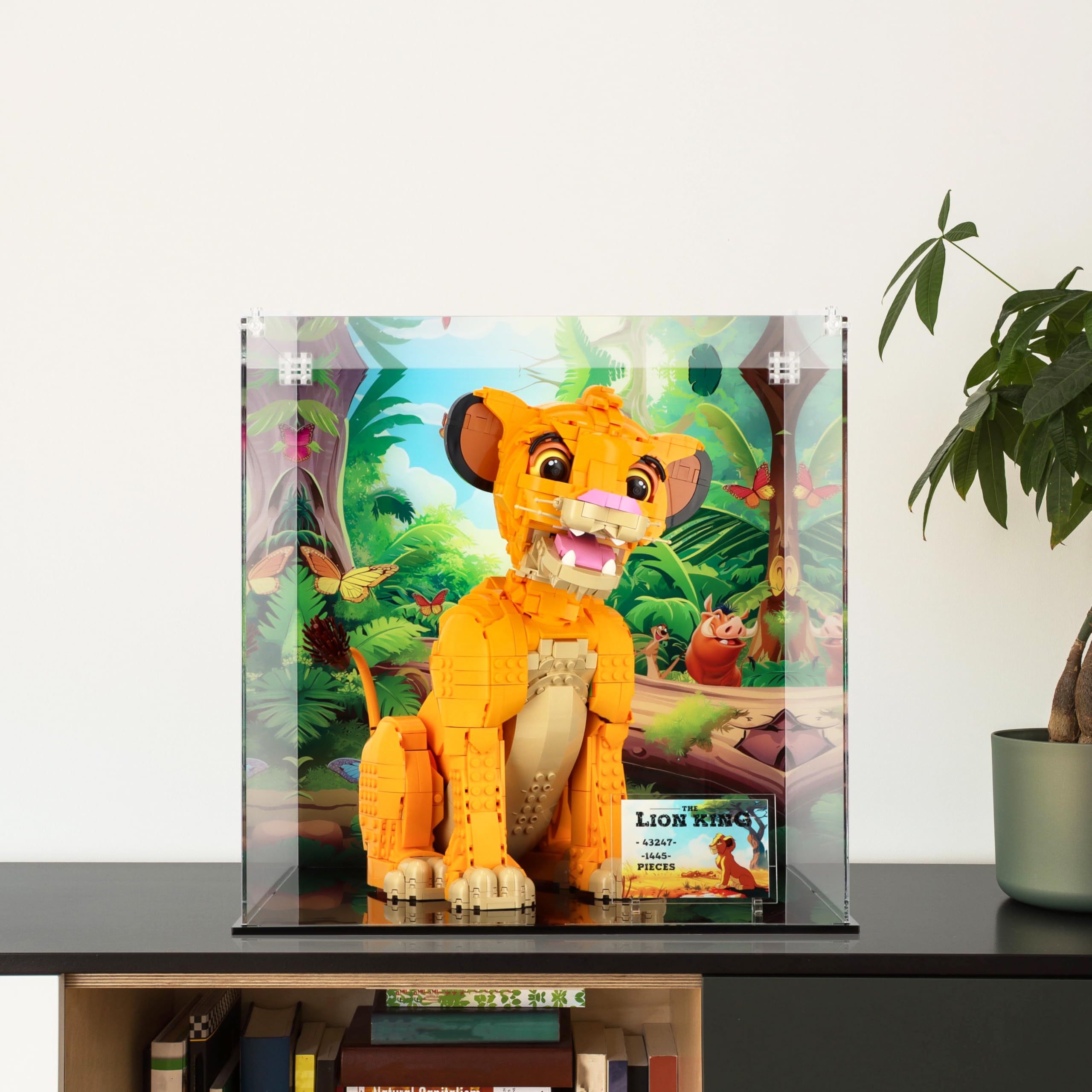 Plexico Clear Display Case For Lego 43247 Young Simba The Lion King