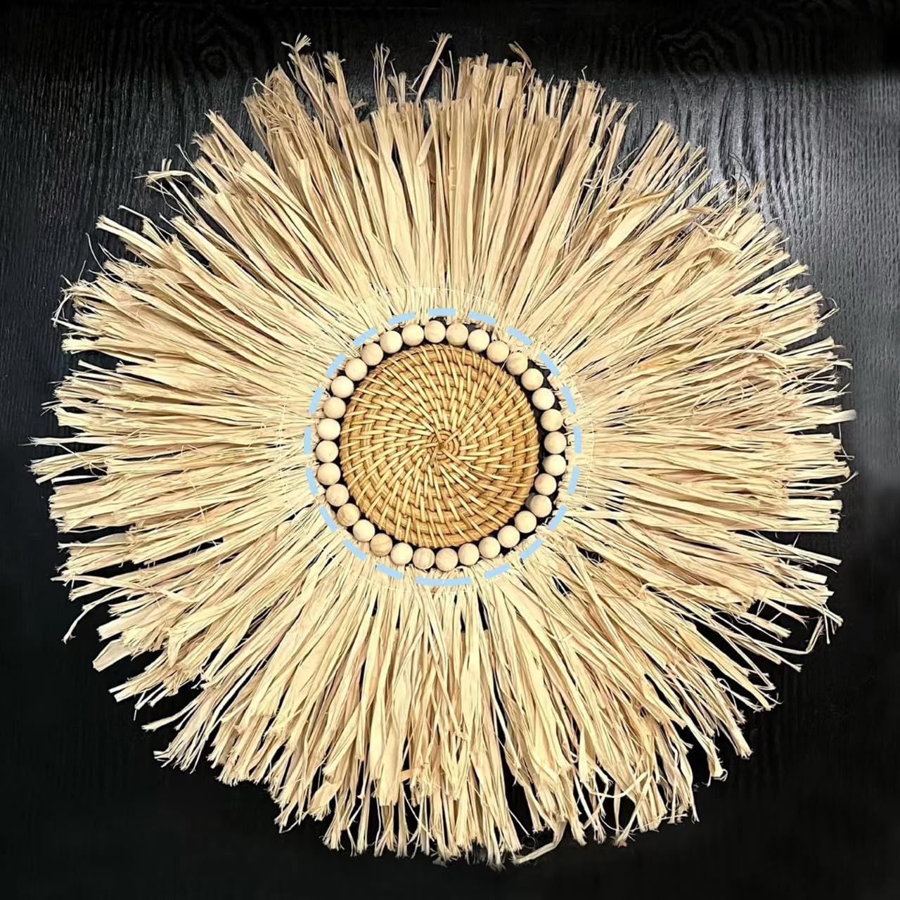 120 Perline Di Legno Naturali 20mm - Per Creazione Gioielli Fai Da Te E Lavoretti