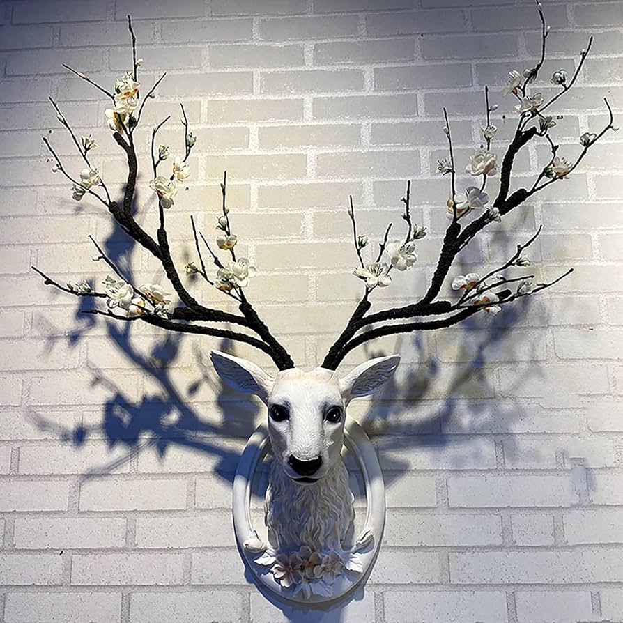 鹿の毛皮 壁掛け装飾 鹿の毛皮 壁掛け装飾 Amazon.co.jp: HINH 鹿のオブジェ 壁飾り