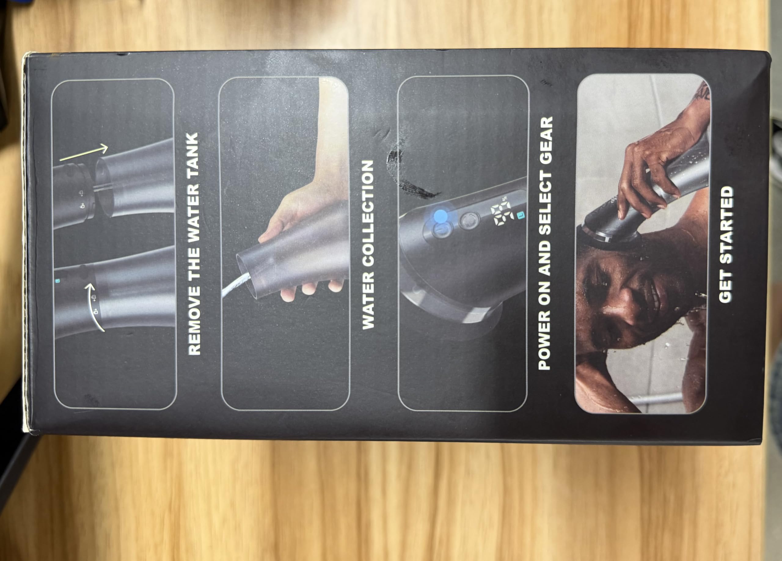 Limpiador de Oído Eléctrico, Tanque de Agua Doble Integrado, Limpiador Oidos Adultos con 12 Boquillas, 3 Modos, IP67 Resistente al Agua, USB-C Recargable, Negro