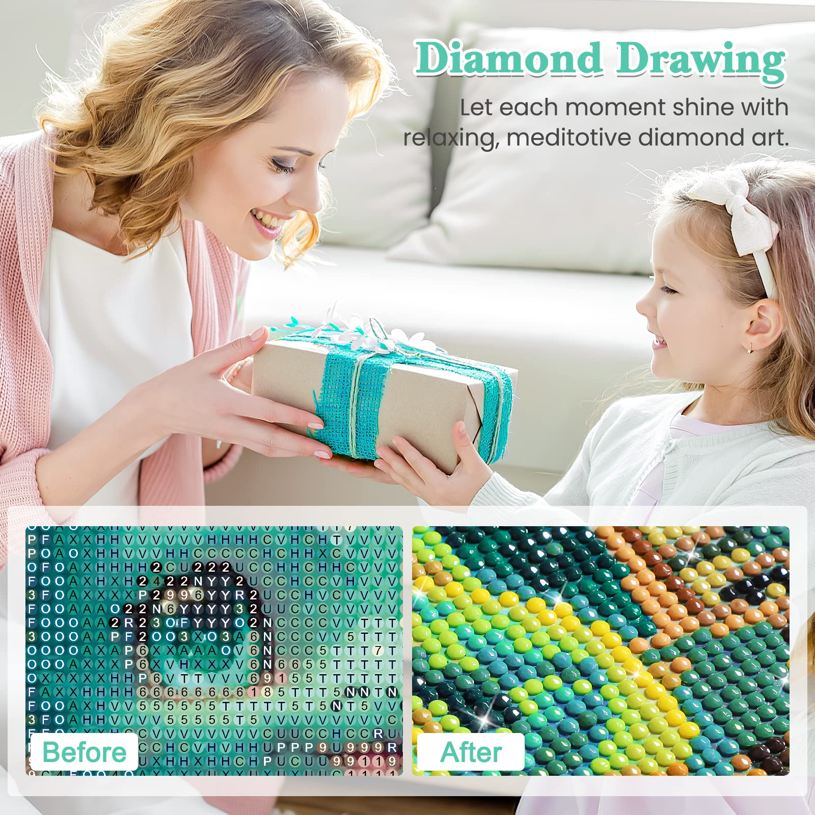 5D Diamant Malerei Set 50x60cm - Buffy Motiv Für Erwachsene & Kinder