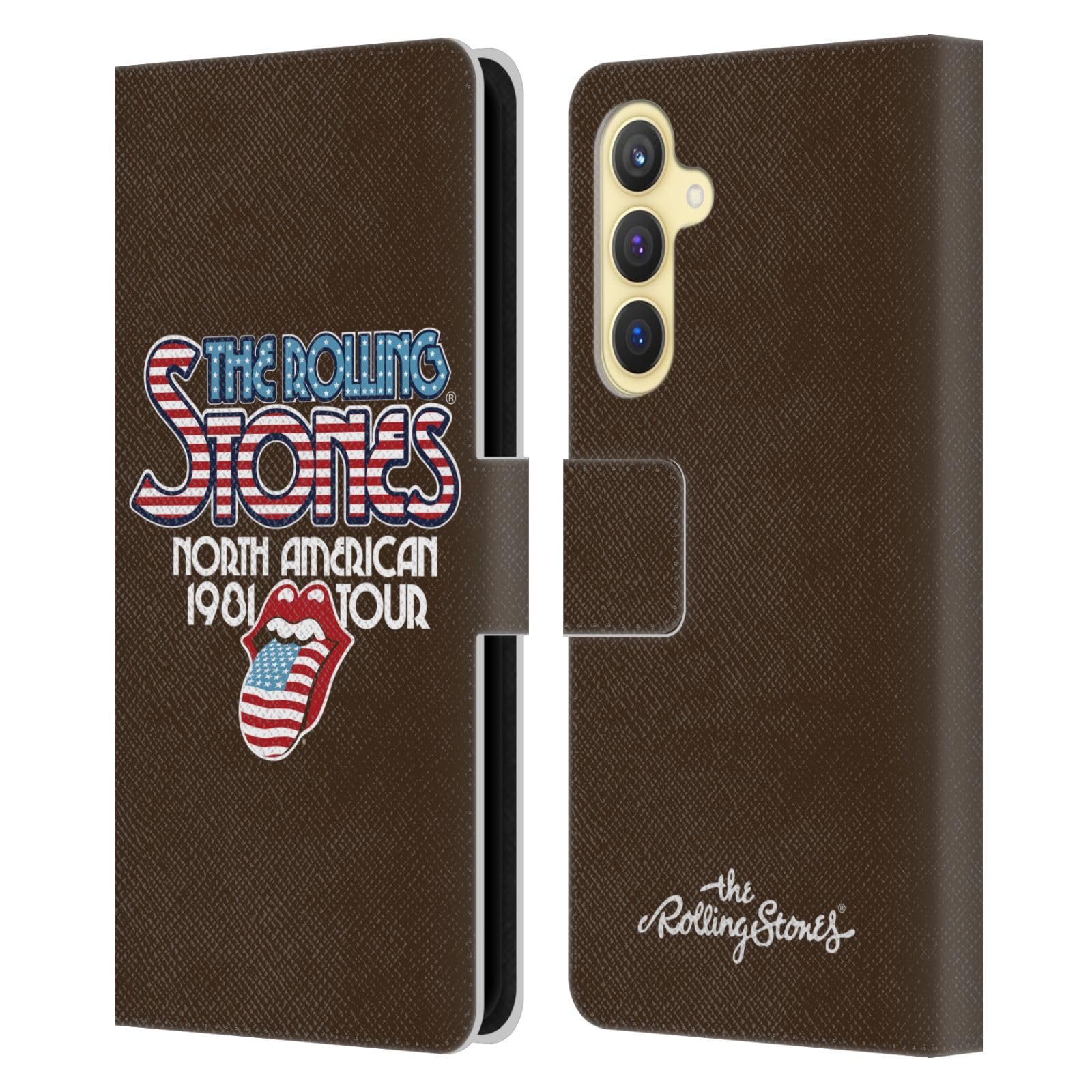 Carcasa de cuero Samsung S23 FE The Rolling Stones 1981 7