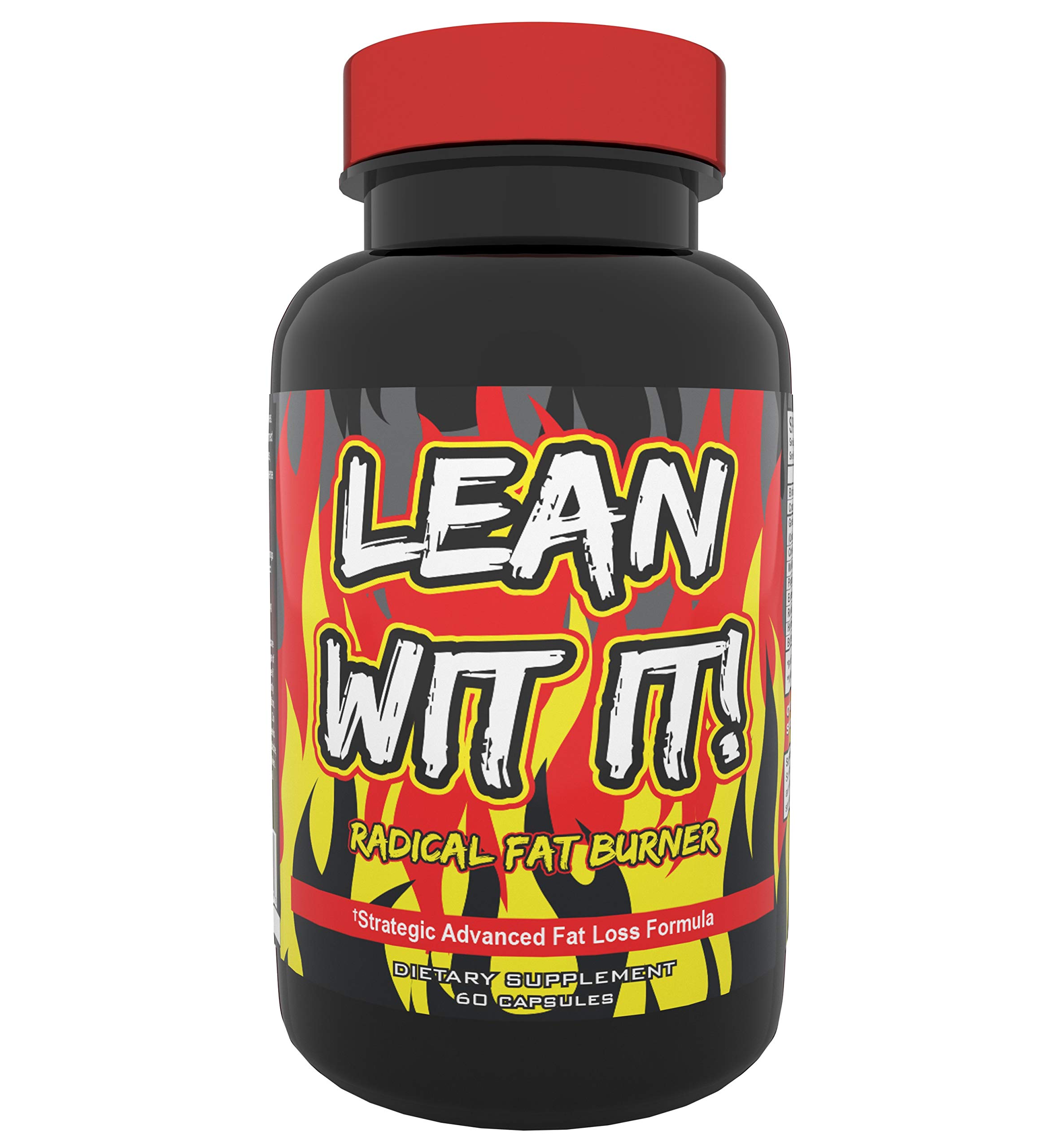 Lean Wit It! Fat Burner - Urgent & High Volume Fat Loss - Energy Pills - Weight Loss Supplements for Men & Women - Appetite Suppressant - Hardcore Therrmogenic