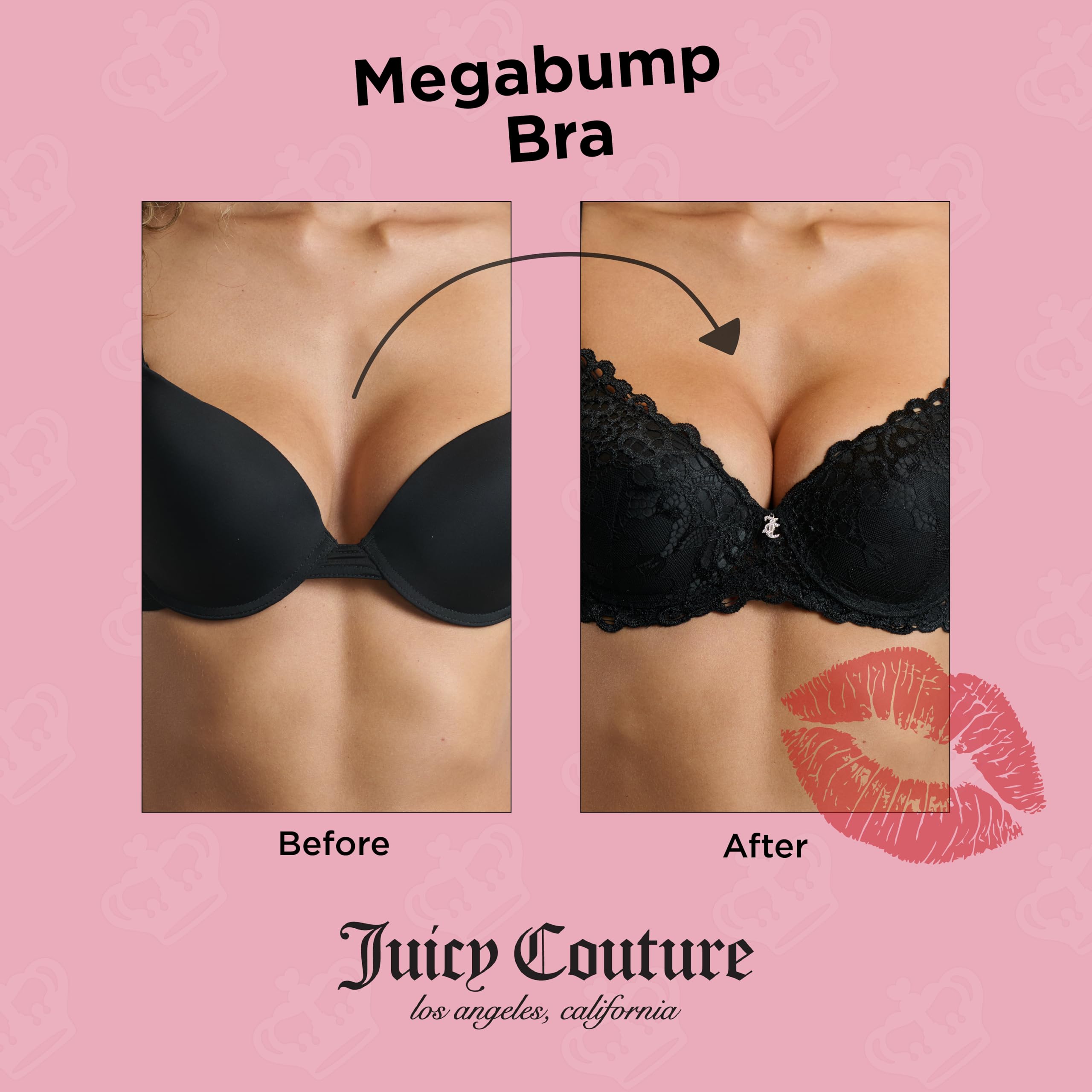 Juicy Couture 3er-Set sexy Spitzen-BHS für Damen