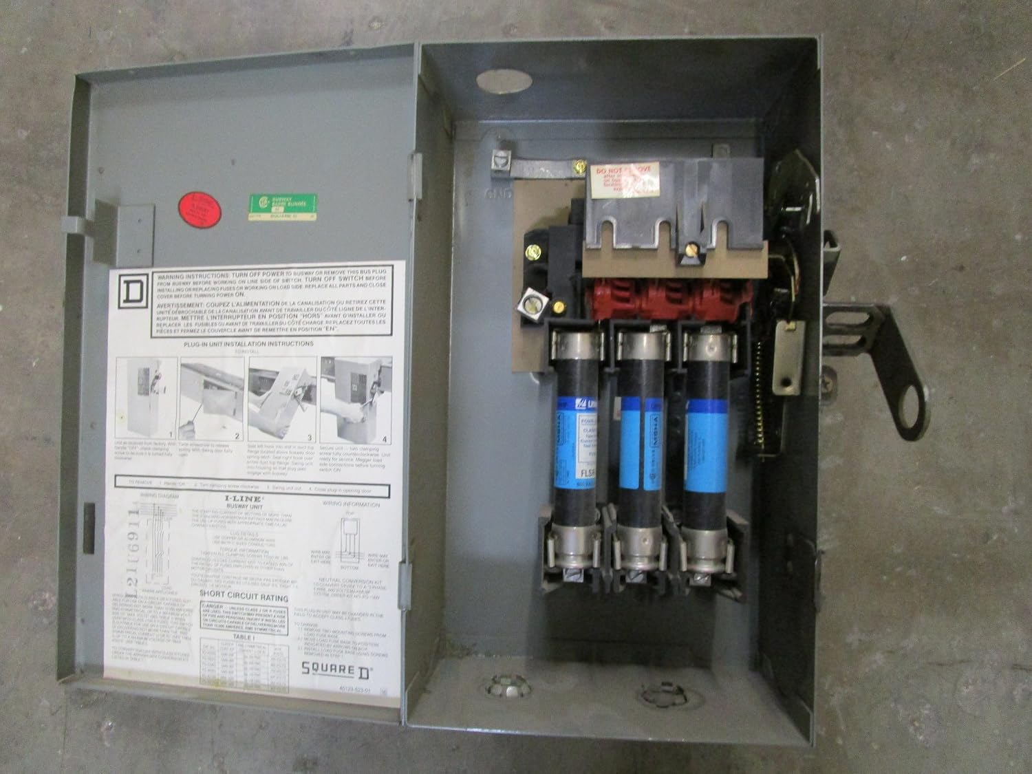 SCHNEIDER ELECTRIC Busway Fs Plug-in 60-Amp PQ4606G Panelboard Door Kit, 4 Piece Flush