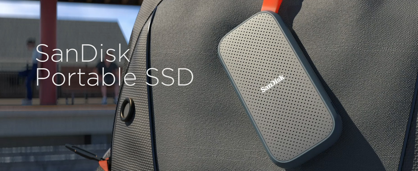 SanDisk Portable SSD 2 To (Portable Externe NVMe SSD, des vitesses