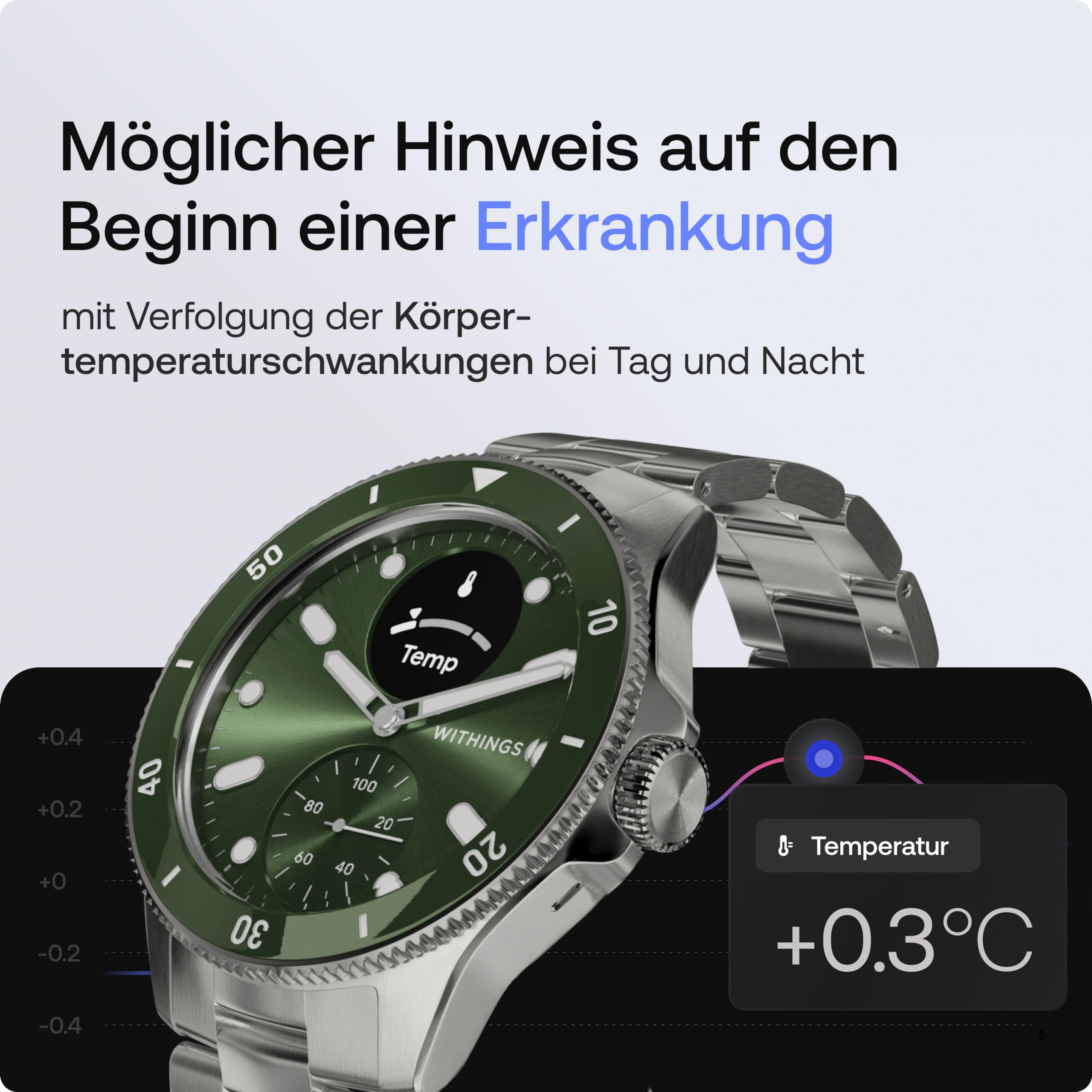 Withings ScanWatch Nova Hybrid Smartwatch Ansicht 4