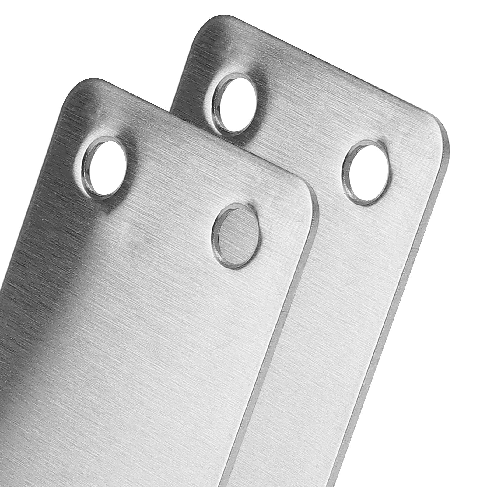 MUKCHAP 24 PCS 60 x 38 x 1.5mm Flat Mending Plate, Stainless Steel Jointing Plates with 96 Screws, Metal Flat Straight Support Bracket for Wood, Furniture - Image 4