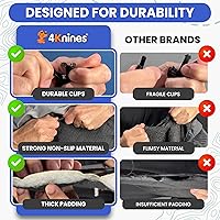 Vista 9 de 4Knines Forro de carga dividido para SUV – para perros y mascotas, resistente, impermeable, tapete para maletero y cubierta de carga – Compatible