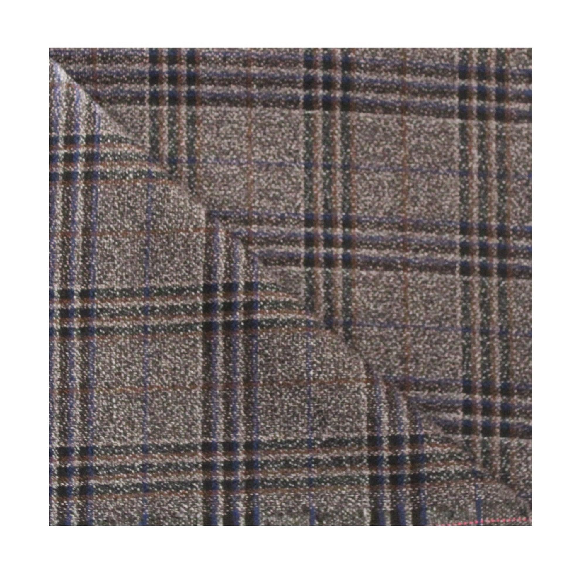 Men's Cotton Polyester Blend Tweed Checkered Blazer & Jacket Fabric Unstitched (2 m,Free Size)-image-17