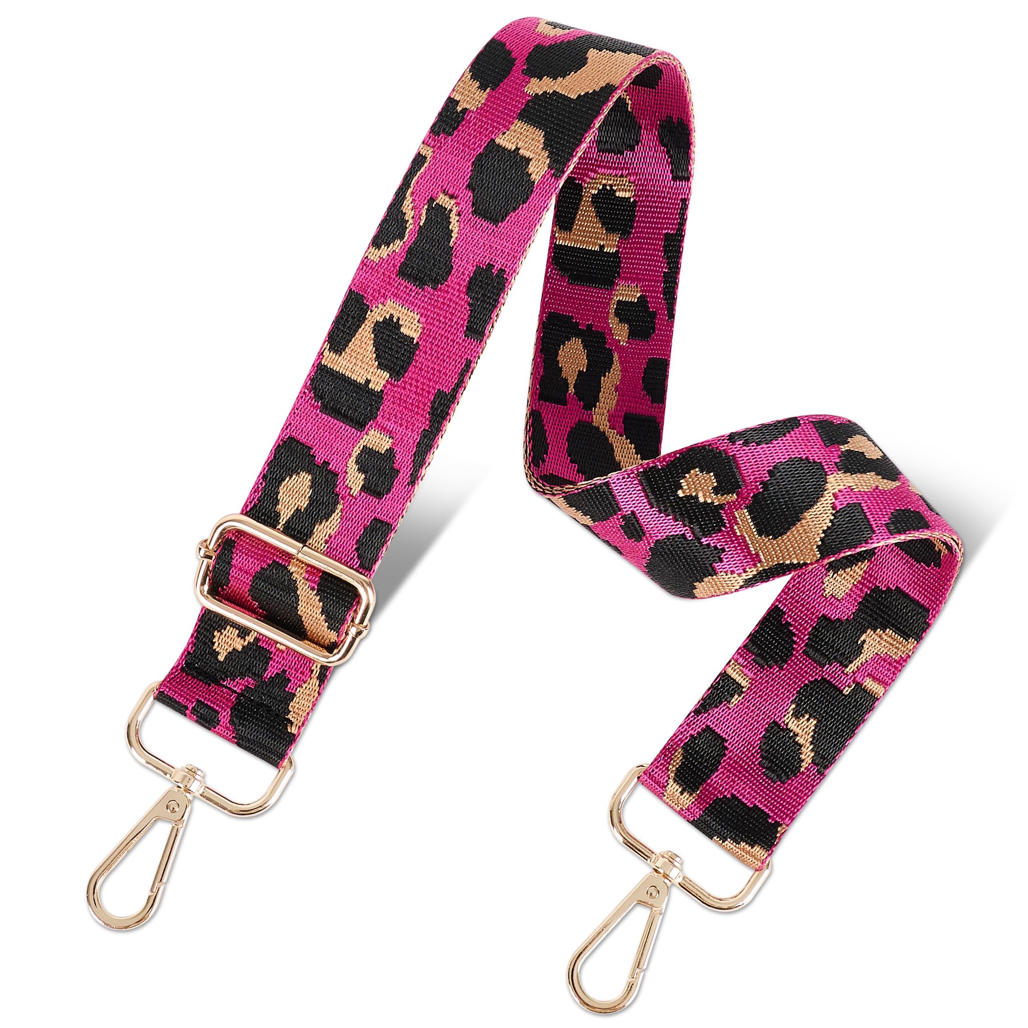chushui Leopard Print Purse Strap for Women,Adjustable Crossbody Bag Strap