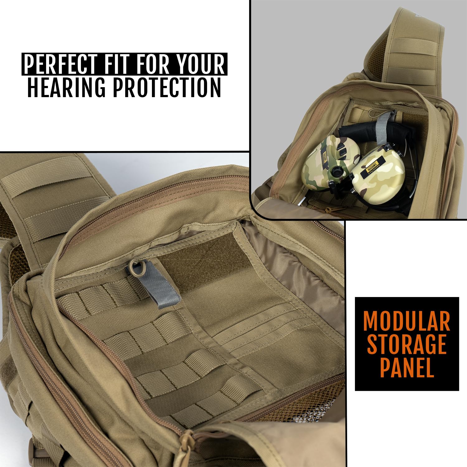 ACE Schakal Waffen-Tasche - Einsatztasche mit MOLLE für Pistole & Kurzwaffen - Taktisch & Abschließbar Dank Schloss